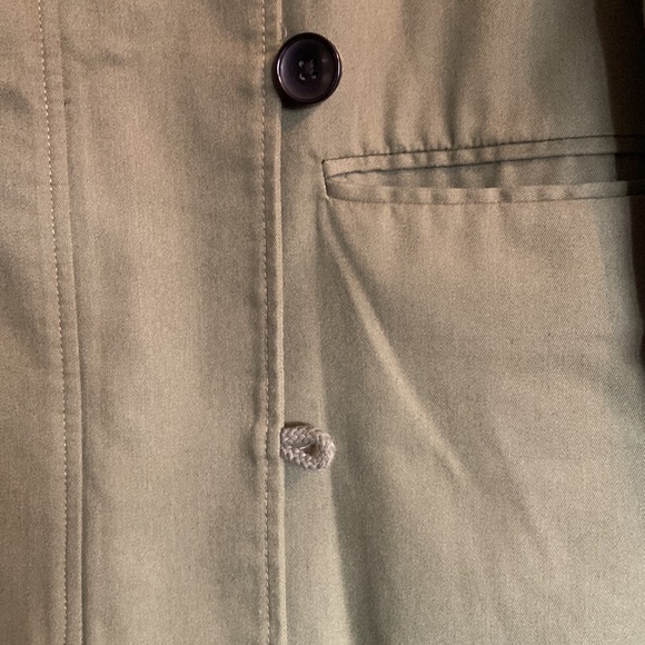 Cut 25 by Yigal Azrouel Olive Green Anorak Coat 100% Coyote Fur Hood - Picture 13 of 15